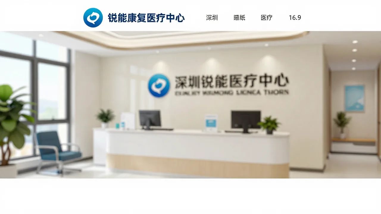 深圳锐能康复医疗中心 首页主视觉